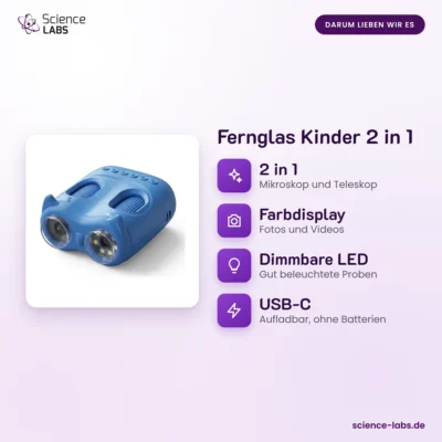 Fernglas Kinder 2 in 1