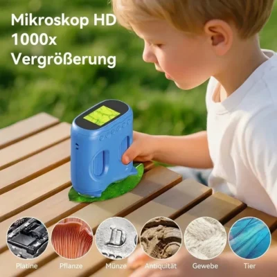 Fernglas Kinder 2 in 1 mit Mikroskop und Display