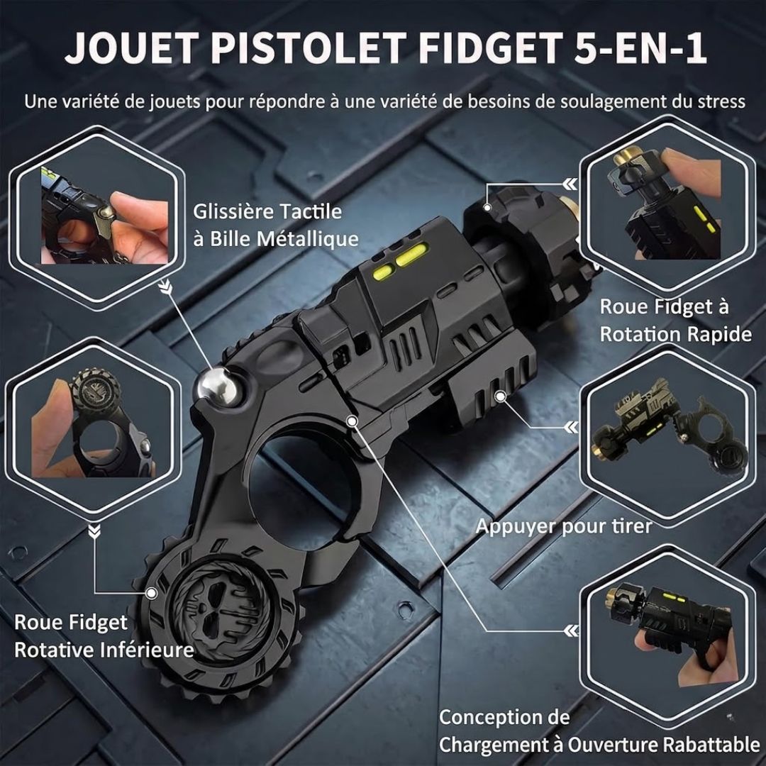 Fidget Gun Mini Antistress Pistole Bild 6