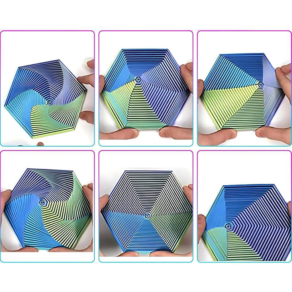 Fraktal Hexagon Fidget Toy Bild 2