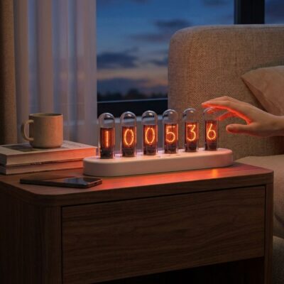 Nixie Uhr Retro RGB Bild 5