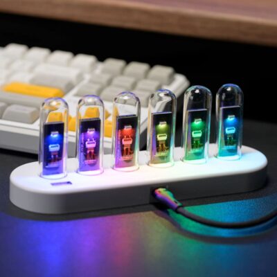 Nixie Uhr Retro RGB Bild 8