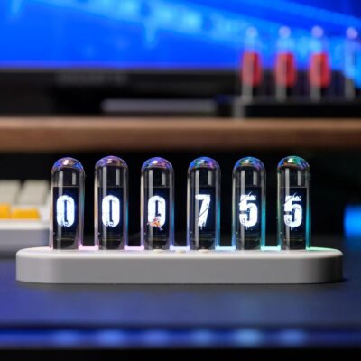 Nixie Uhr Retro RGB Bild 7