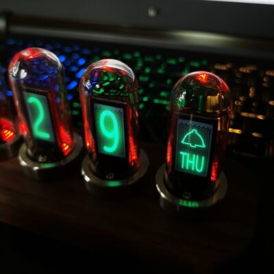 Nixie Uhr Steampunk Bild 7