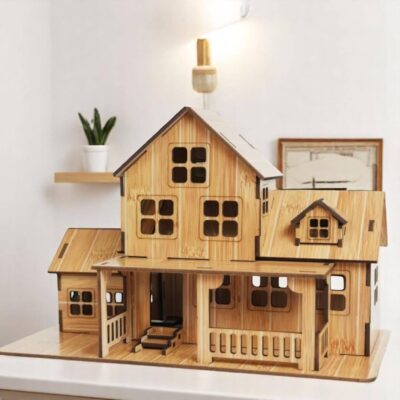 Holzhaus Modellbausatz Bild 2