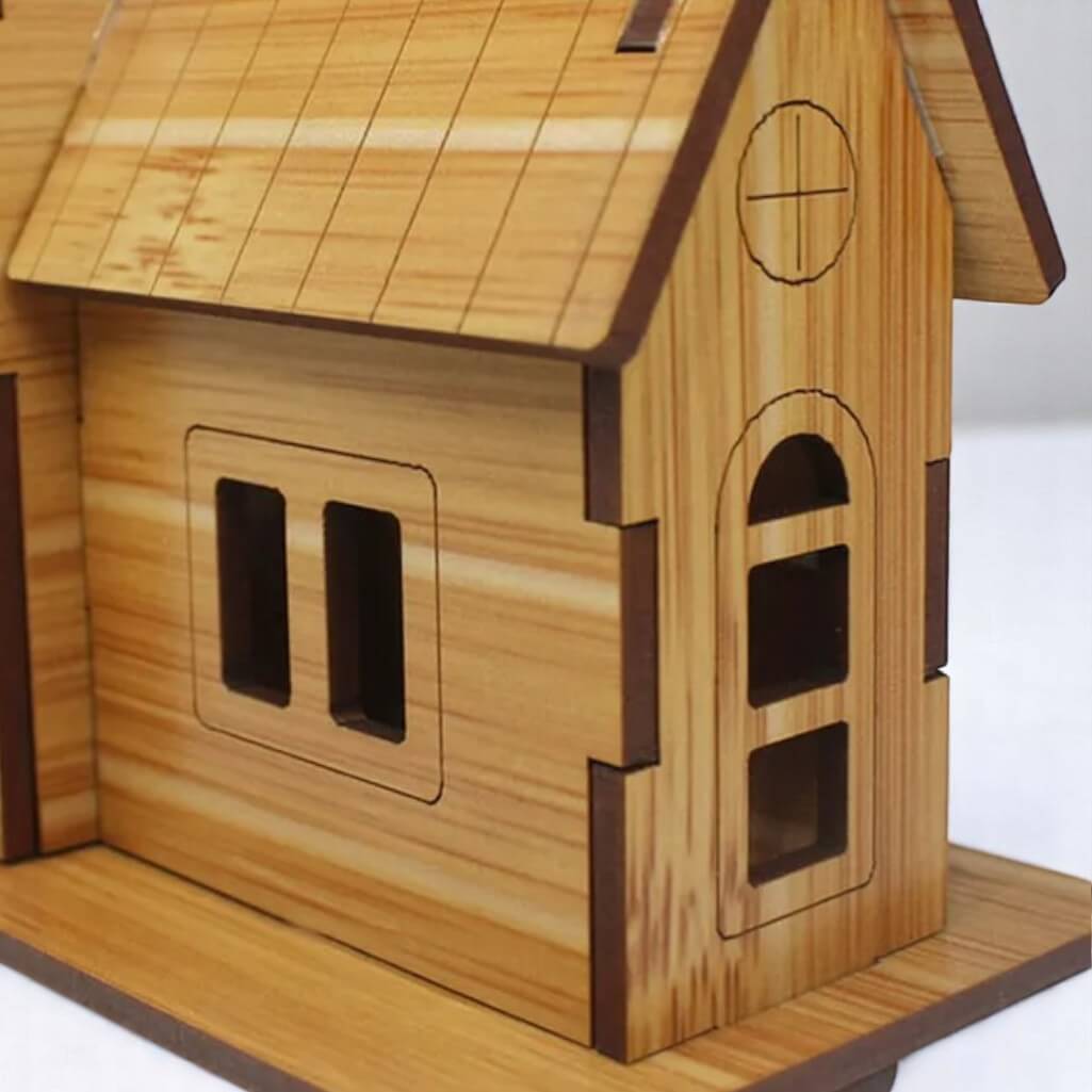 Holzhaus Modellbausatz Bild 5