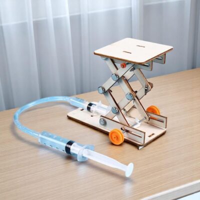 Hydraulik Aufzug Bausatz für Kinder Bild 2