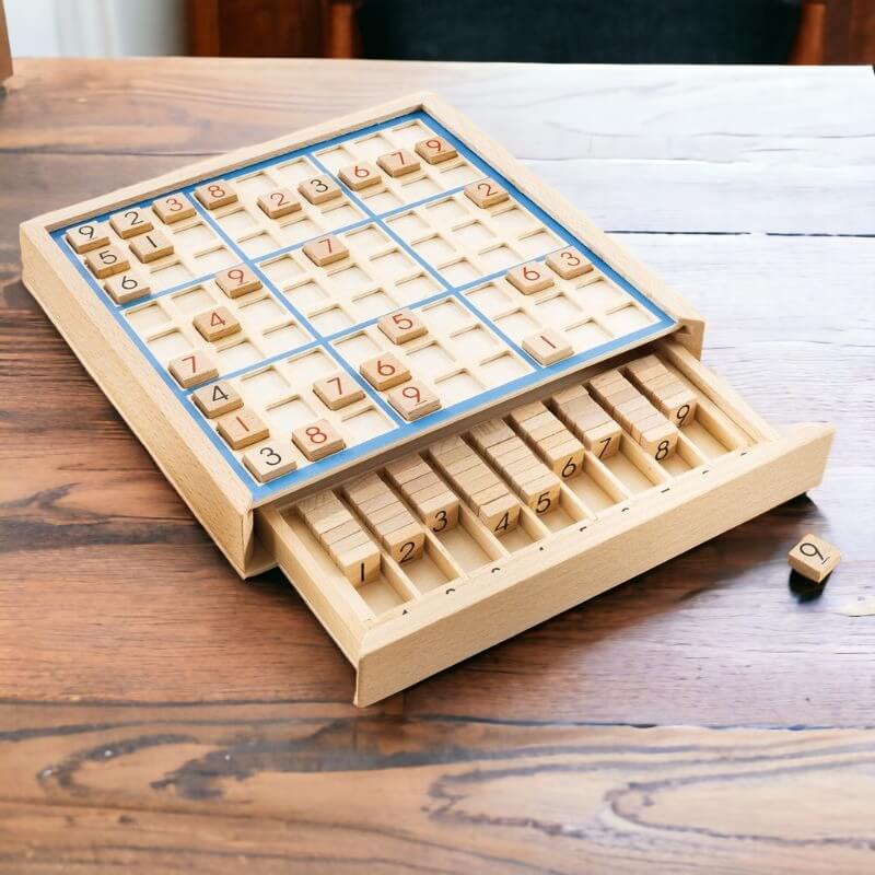 Sudoku aus Holz