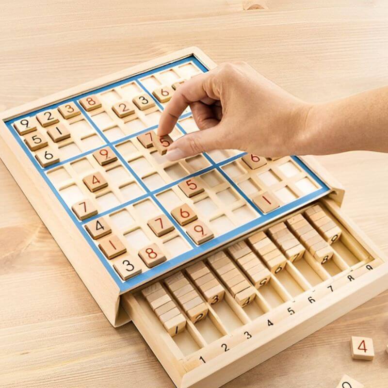 Sudoku aus Holz Bild 2