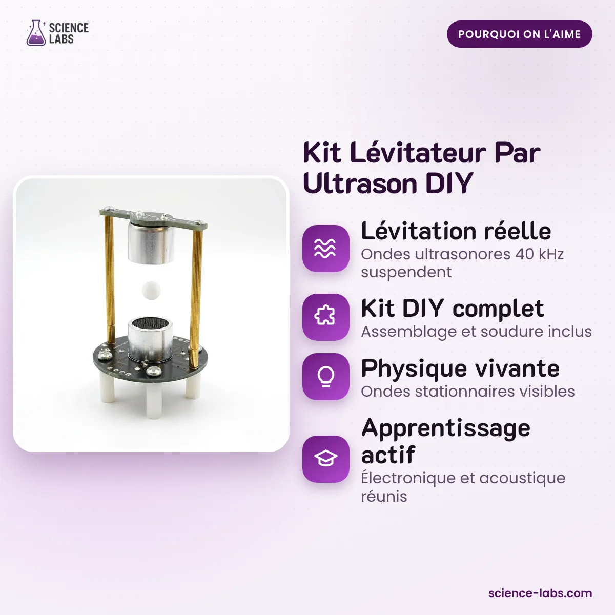 Ultraschall Levitator Bausatz Bild 3