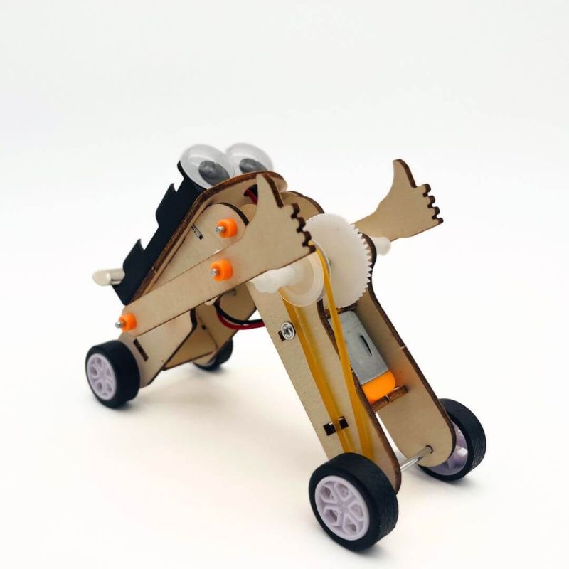 Holzroboter Bausatz 4er Set Bild 6
