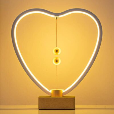 Herz Lampe mit 2 Magnetkugeln Bild 5