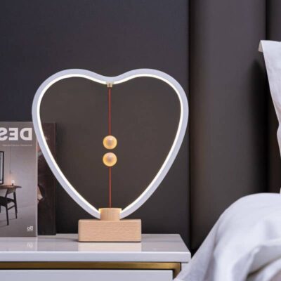 Herz Lampe mit 2 Magnetkugeln Bild 6