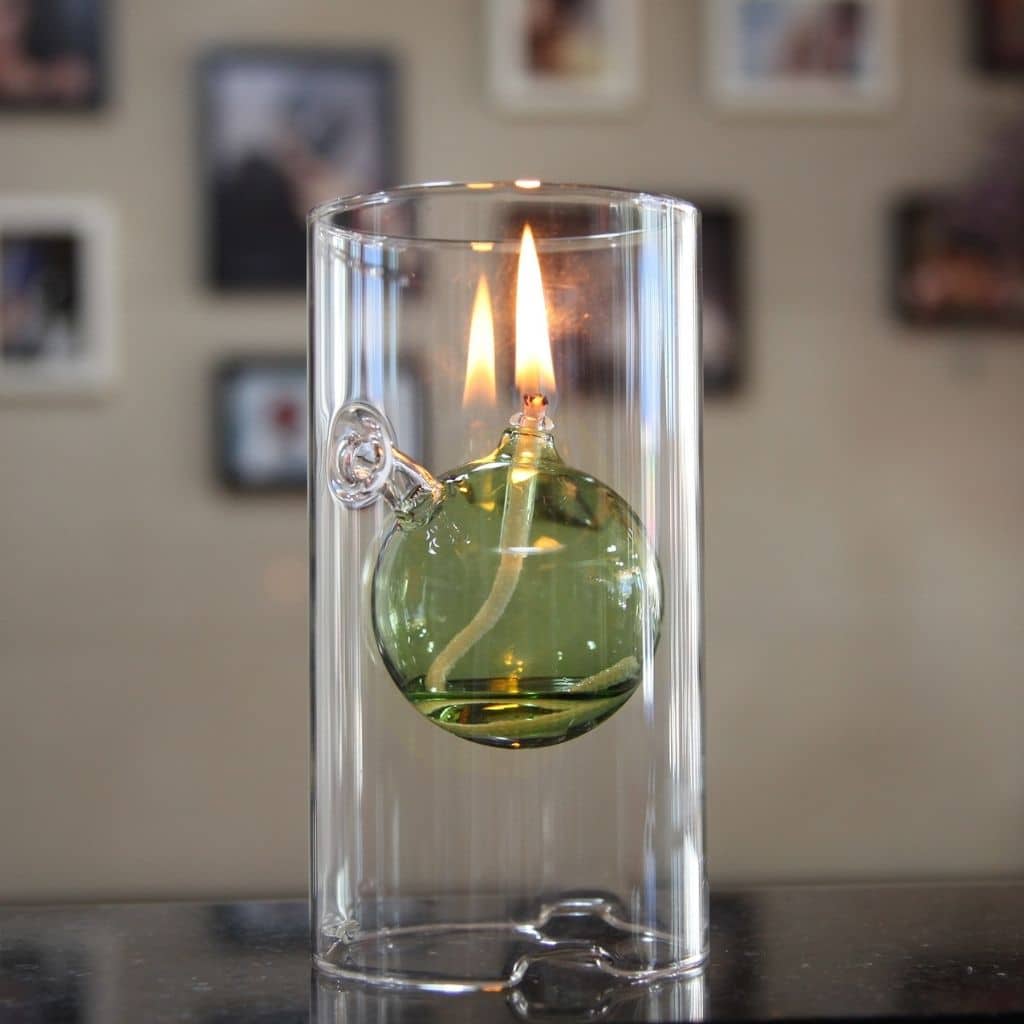 Design Öllampe aus Glas Bild 6