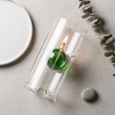 Design Öllampe aus Glas Bild 5