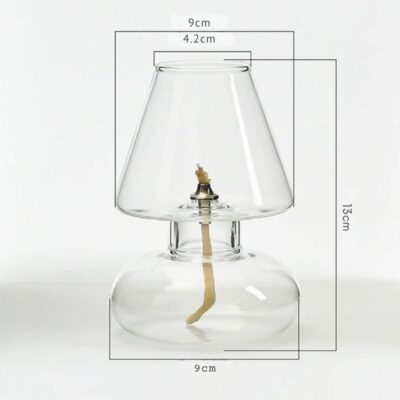 Moderne Öllampe aus Glas Bild 9
