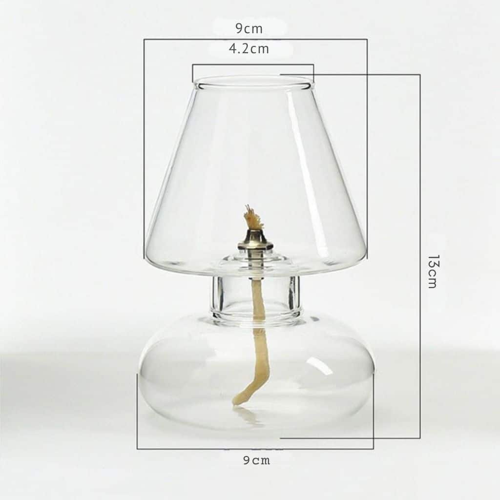 Moderne Öllampe aus Glas Bild 9