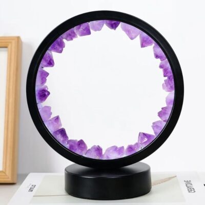 Amethyst Tischlampe