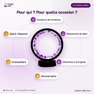 Amethyst Tischlampe Bild 4