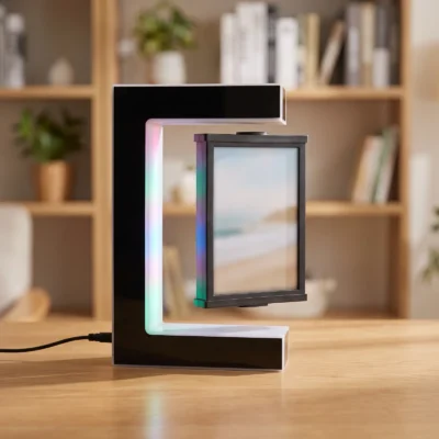 Schwebender Bilderrahmen mit LED