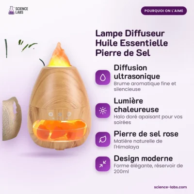Himalaya Salzlampe mit Diffuser Bild 3