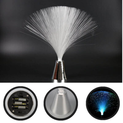 Glasfaser Lampe mit Farbwechsel Bild 8