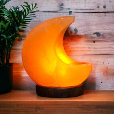 Salzlampe Mond