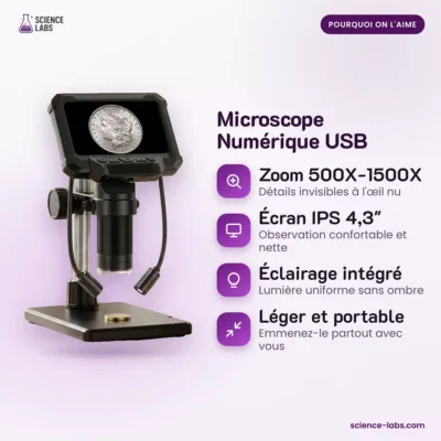 USB Digitalmikroskop mit 4,3 Zoll Display Bild 3