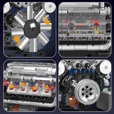 Mini V8 Motor Bausatz Bild 5
