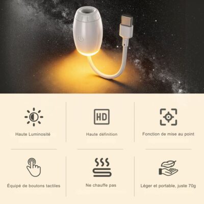 Mini Galaxy Projektor USB Bild 5