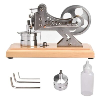 Deko Stirlingmotor mit Holzsockel Bild 7