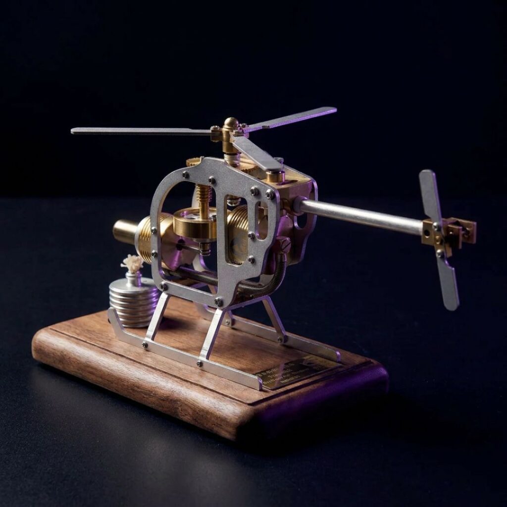Stirlingmotor Hubschrauber Bausatz