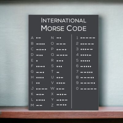 Morsecode Poster Bild 5