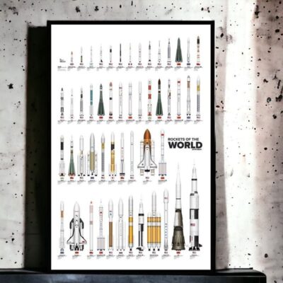 Raketen Poster Raumfahrt Bild 2