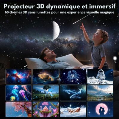 3D Galaxy Projektor mit Bluetooth Bild 2