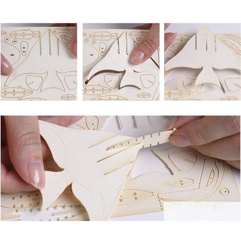 3D Holzpuzzle Tiere 5er Set Bild 7