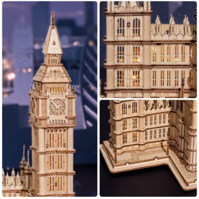 3D Holzpuzzle Big Ben LED Bild 6