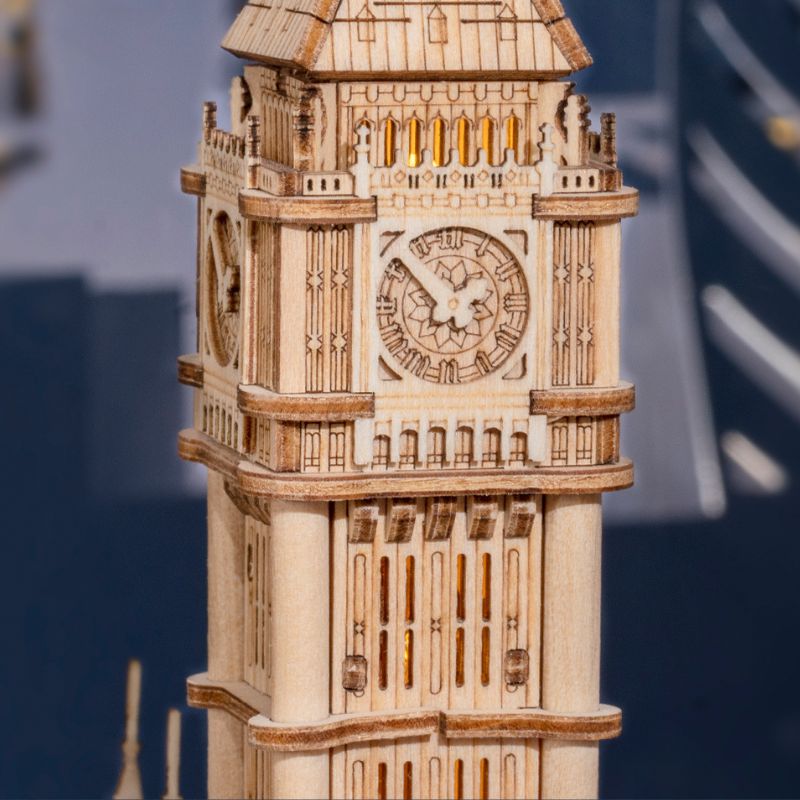 3D Holzpuzzle Big Ben LED Bild 7