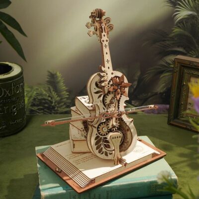 3D Holzpuzzle Geige Spieluhr Bild 2