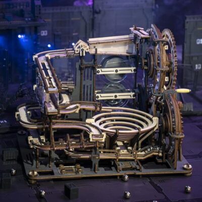 3D Holzpuzzle Kugelbahn Labyrinth