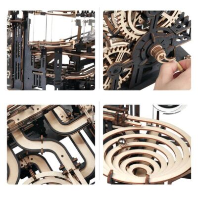 3D Holzpuzzle Kugelbahn Labyrinth Bild 5