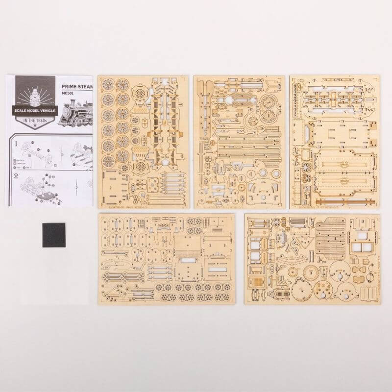 3D Holzpuzzle Lokomotive Bild 5