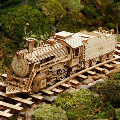 3D Holzpuzzle Lokomotive