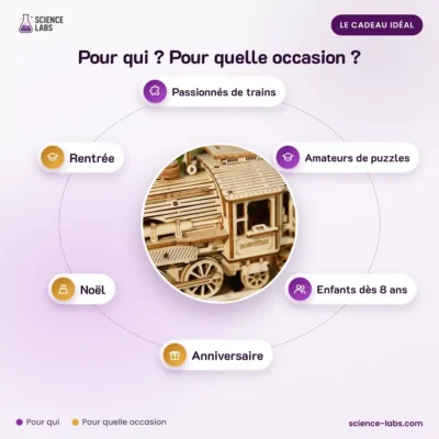 3D Holzpuzzle Lokomotive Bild 4