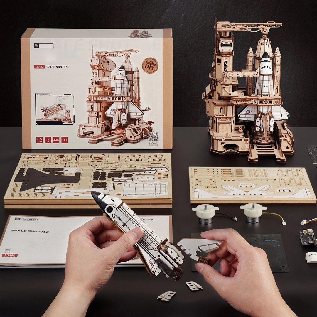 3D Holzpuzzle Space Shuttle Bild 8