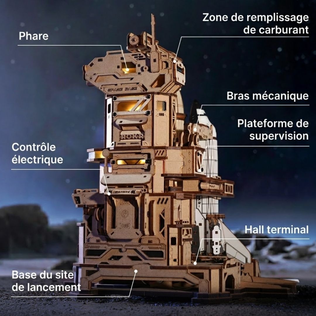 3D Holzpuzzle Space Shuttle Bild 6