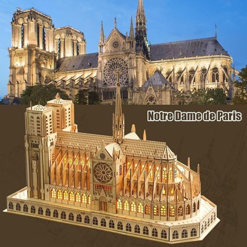 3D Holzpuzzle Notre Dame de Paris Bild 5