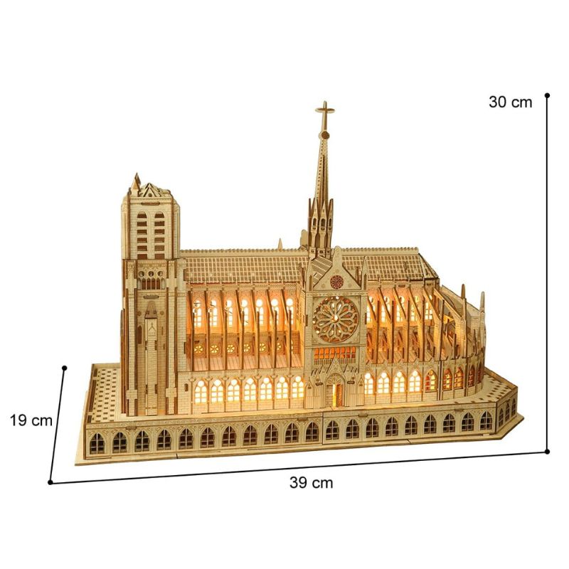 3D Holzpuzzle Notre Dame de Paris Bild 6