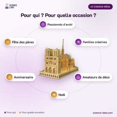 3D Holzpuzzle Notre Dame de Paris Bild 4