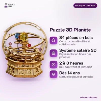 3D Holzpuzzle Planeten Bild 3